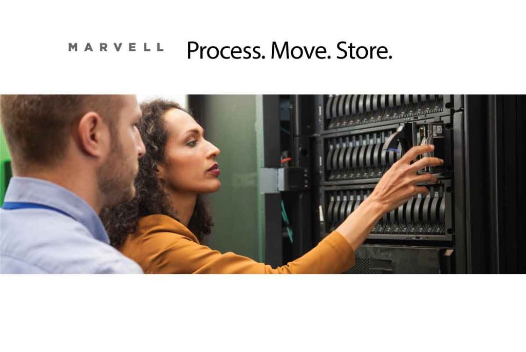 Marvell storing data