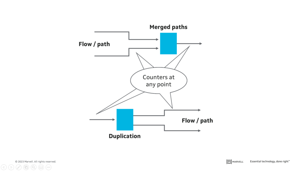 Frame replication and elimination monitoring