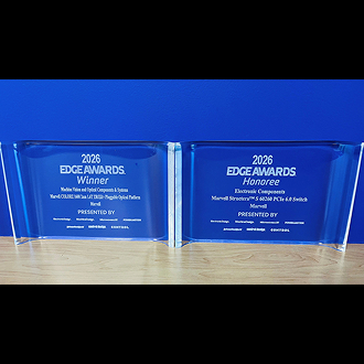 Marvell Wins EDGE Award for COLORZ 1600 2nm 1.6T ZR/ZR+ Pluggable Optical Platform 